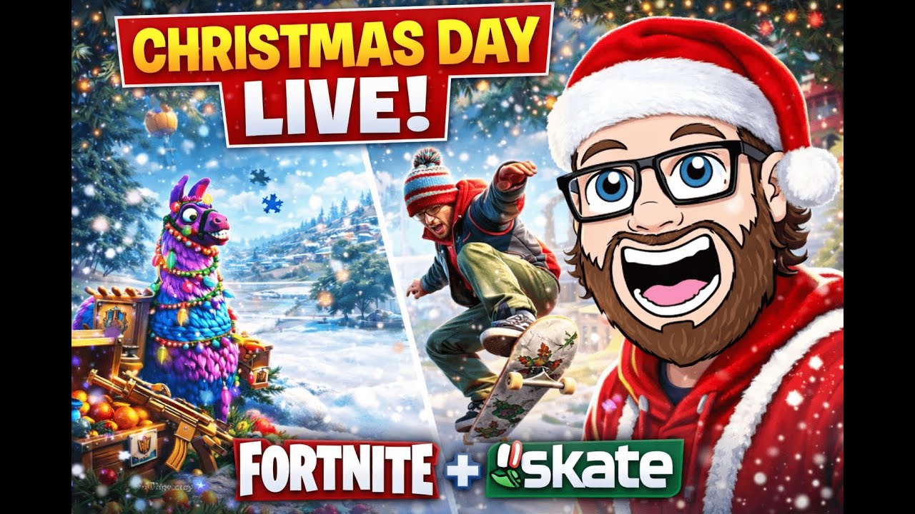 Merry Christmas! Fortnite Winterfest and EA skate.