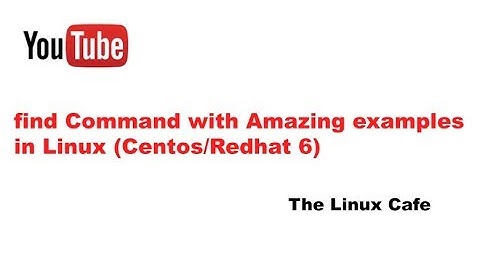 find Command with Amazing examples in Linux (Centos/Redhat 6)
