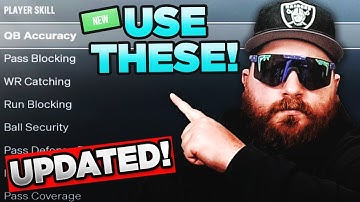 *New* UPDATED All Madden Sliders for Madden 26 Franchise Mode