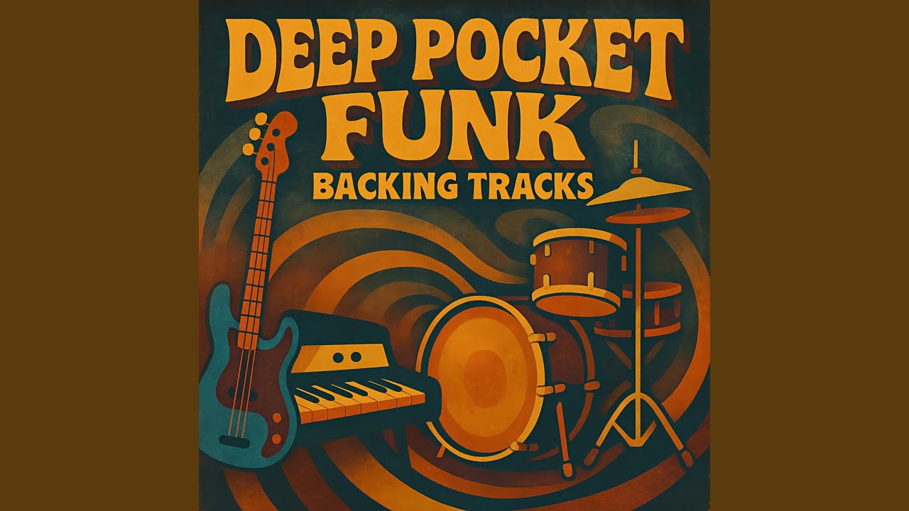 SRV Style Funk Blues Backing Track Em