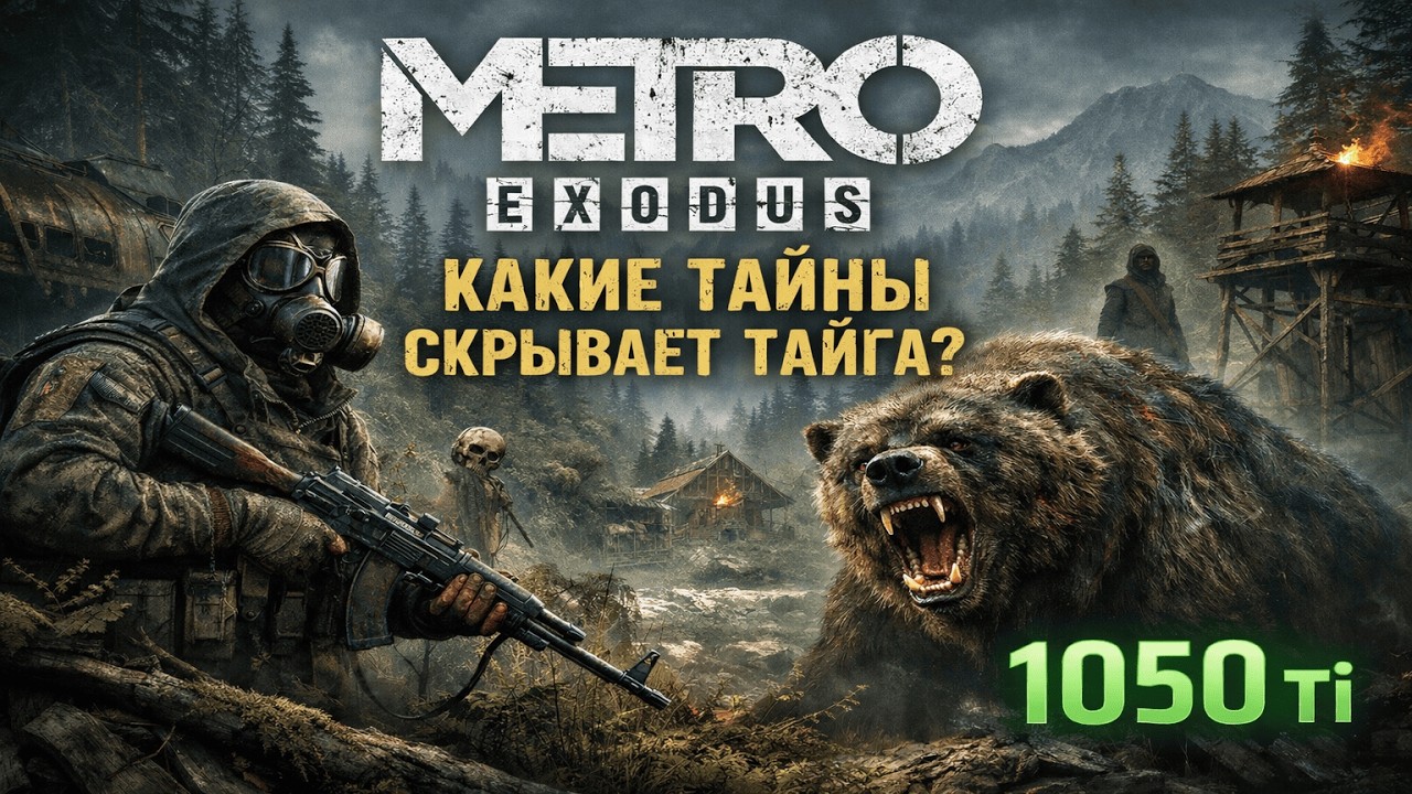 Metro Exodus — МИР УЖЕ НЕ БУДЕТ ПРЕЖНИМ | КАКИЕ ТАЙНЫ СКРЫВАЕТ ТАЙГА? | GTX 1050 Ti