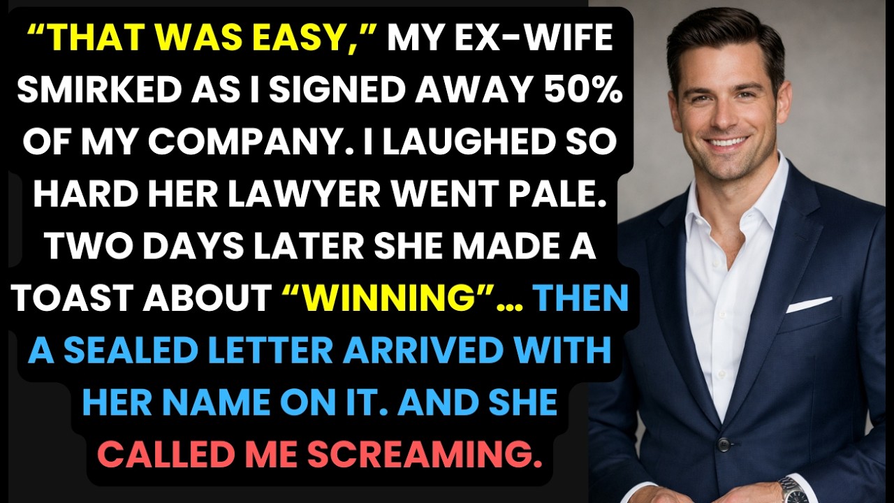 My Ex Was Celebrating Taking 50% Of My Company Until The Letter Arrived—She Started Screaming