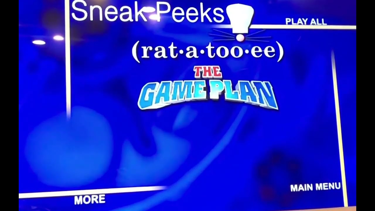 ABC Studios Sneak Peeks Menu (2007)