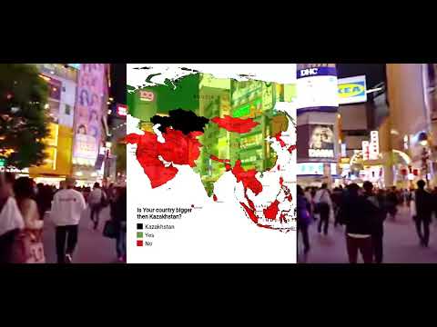 Is your country bigger then Kazakhstan?