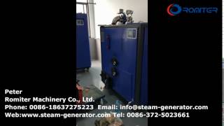 Automatic Biomass Wood Pellet Fired Steam Generator Update