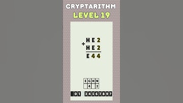 Level 19 - Cryptarithm: android game math  #cryptarithm