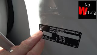How to FIND PAINT CODE on your BMW iX3 - Locating the exact colour code