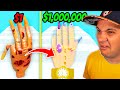 $1 vs $1,000,000 HAND in Hand Evolution Runner!