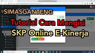 Tutorial Lengkap Cara Mengisi SKP Online Pada Aplikasi E-Kinerja