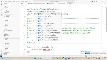 Laravel CRUD Operation PART 3 Insert Record