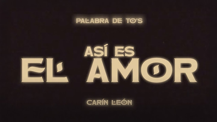 Carín León - Así Es El Amor [Lyric Video]