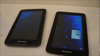 Prise en main Lenovo Ideatab A1000 A3000
