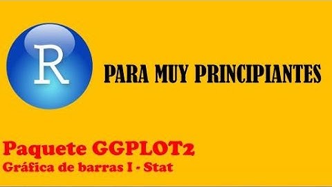 Paquete GGPLOT2. Gráfico de barras I - Stat