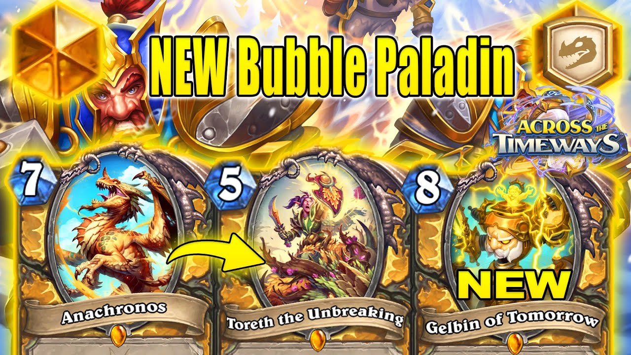 81% побед колоды Бабл Паладина для крафтинга после патча с нерфами в Across the Timeways | Hearth...