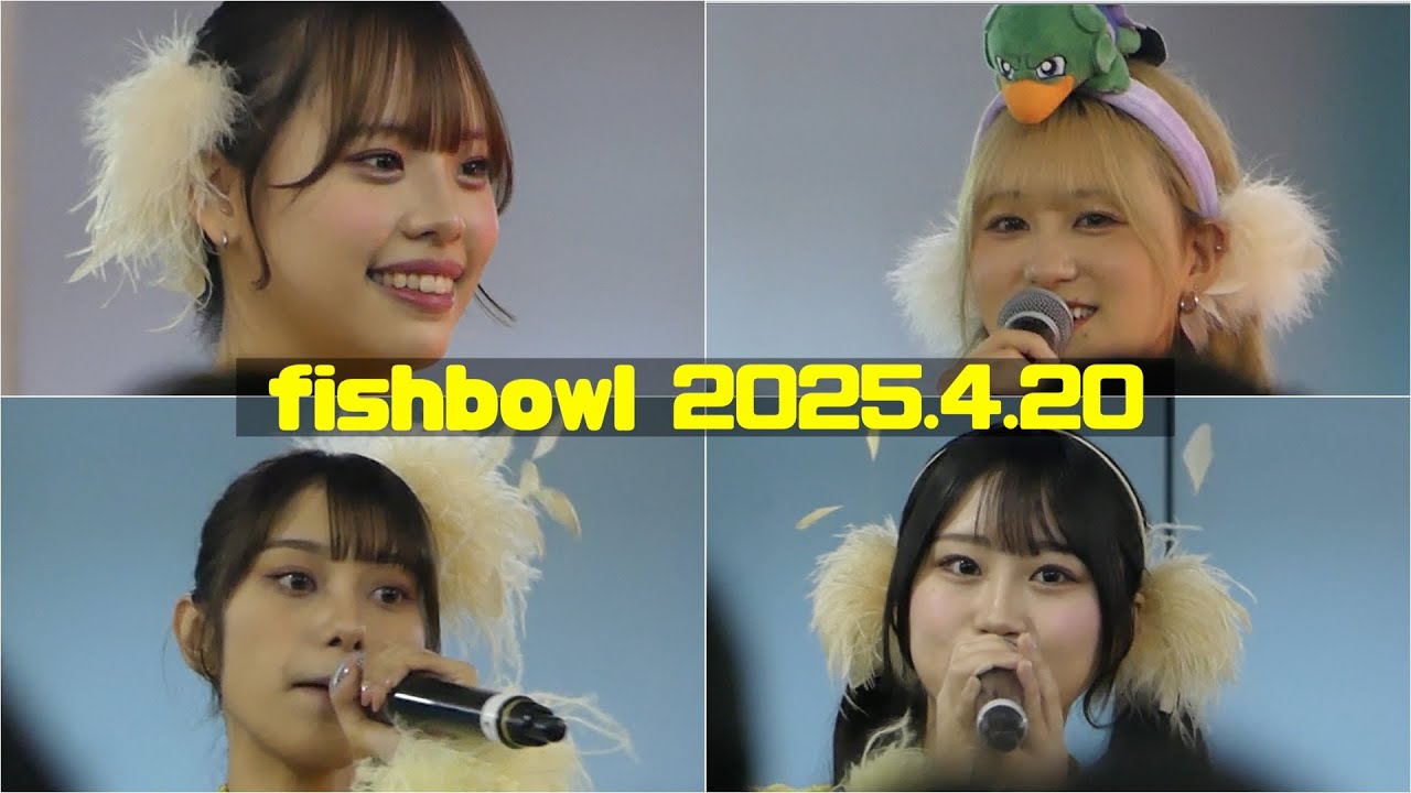 【fishbowl】ミニLIVE 2025.4.20北海道コンサドーレ札幌🆚藤枝MYFC🏟️大和ハウスプレミストドーム