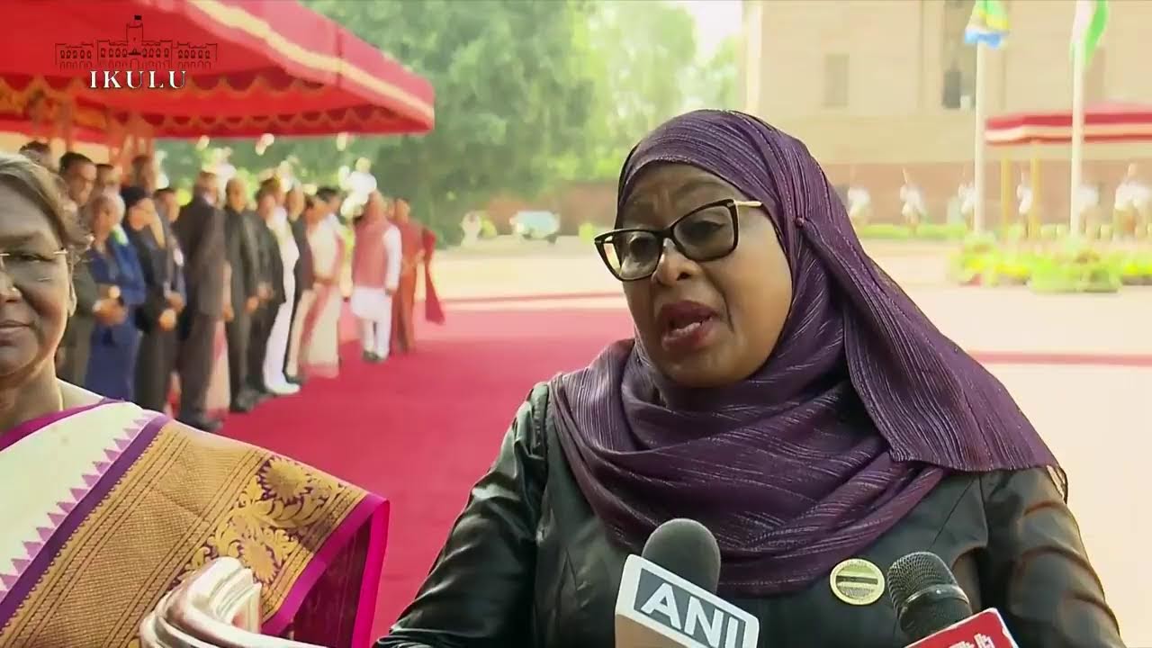 MHE. RAIS SAMIA AKIWA KATIKA ZIARA YA KITAIFA NCHINI INDIA