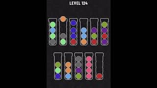 Ball Sort Puzzle Level 124 SOLVED
