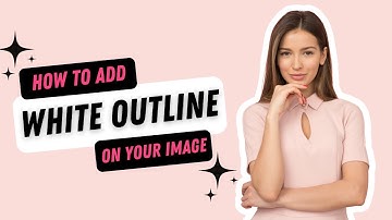 How To Add White Outline on you Image Using Canva