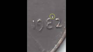 1982 Small Date ? Copper Lincoln Cent wide AM, One in a million-coin's MrEvolutiongonewrong