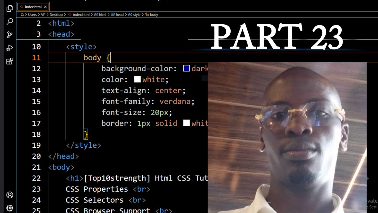 Html CSS Tutorial for Beginners to Advance: 23 HTML & CSS Basics Crash ...