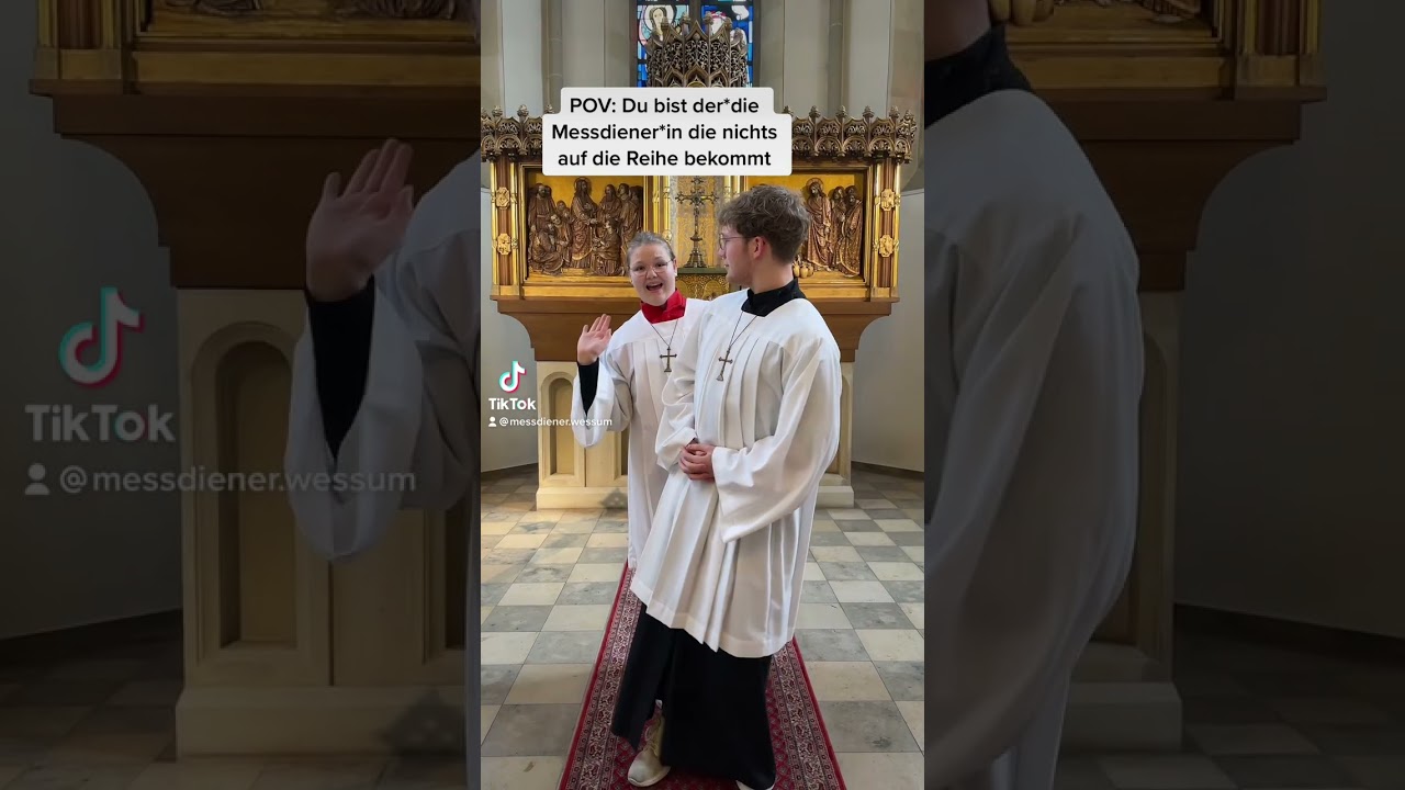 POV: Du bist der*die Messdiener*in, der*die nix auf die Reihe bekommt