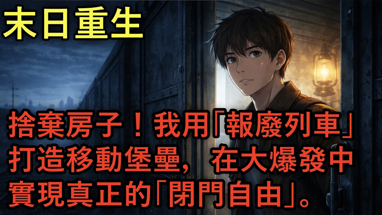 別再囤罐頭了！我改裝「17節鋼皮車廂」：能移動、能上鎖、能擋怪物，這才是末日最強避難所。#末日 #重生 #生存 #囤貨