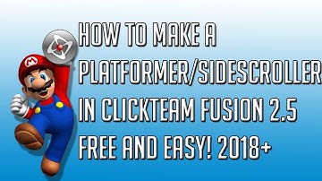 How to Make a Platformer/Sidescroller in Clickteam Fusion 2.5 (EASY, NO CODE)