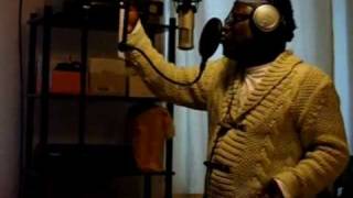 Rod Taylor voicing "Sign up" at King Sound Music studio
