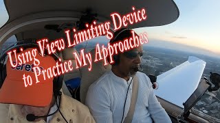 Using view limiting device to practice an approach