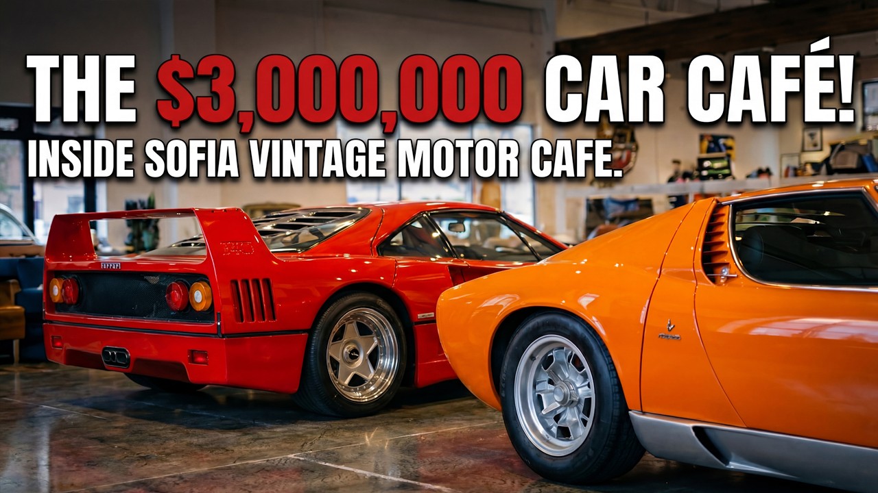 Inside a Café Built Around Vintage Supercars -  Car Stories