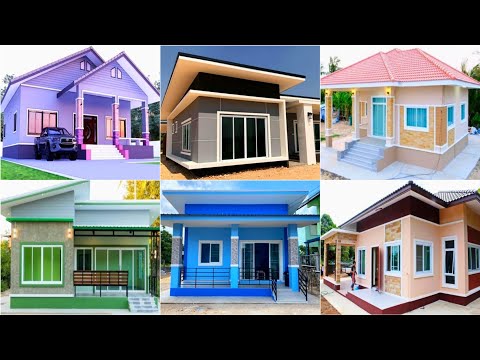 100 House Painting Colours Outside Images |  Exterior Paint Color Ideas | House Outdoor Wall Colour