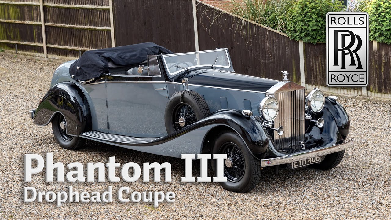 1938 Rolls Royce Phantom III Drophead Coupe - YouTube