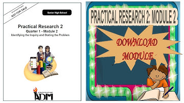 Practical Research 2: Module 2 [DOWNLOAD] Explained in Filipino
