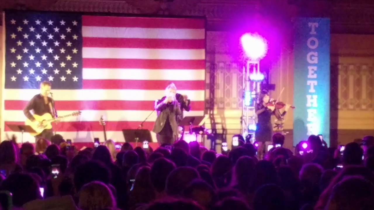 Bon Jovi and Bill Clinton in Pittsburgh
