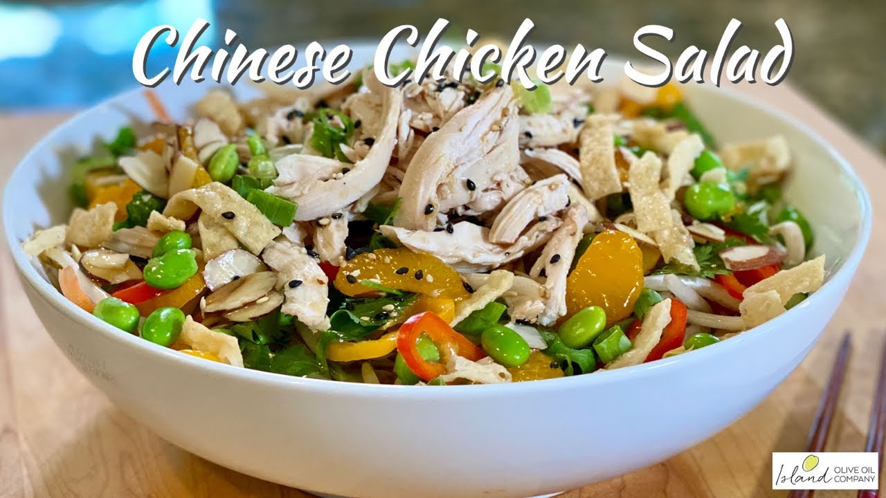 Island Olive Oil's Chinese Chicken Salad YouTube