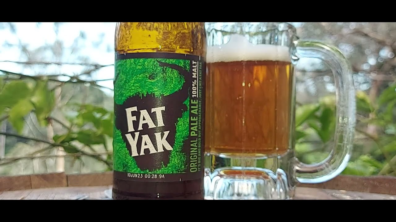 Fat Yak Original Pale Ale 4.7 345ml. YouTube