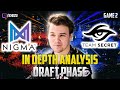 Nigma vs Secret DPC Draft analysis (game 2)