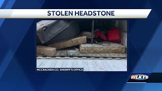Kentucky man accused of stealing headstone from cemetery