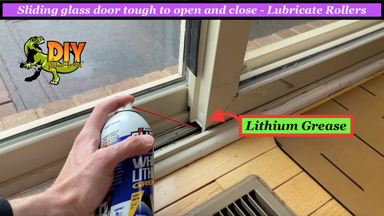 How to Clean and Lubricate a Sliding Patio Door Track
