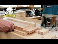 Woodworking Joints | Cutting Lap Joints Accurately with a Router Jig (subtitled)