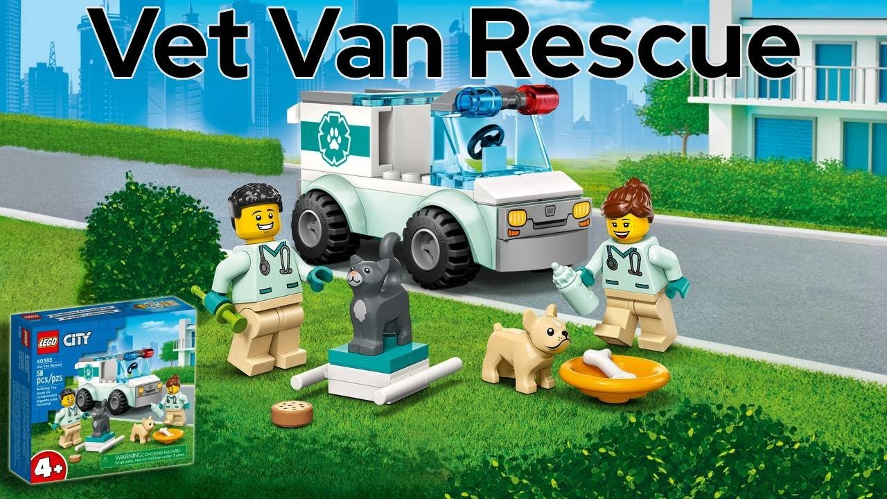 Lego City "Vet Van Rescue" Speed Build YouTube