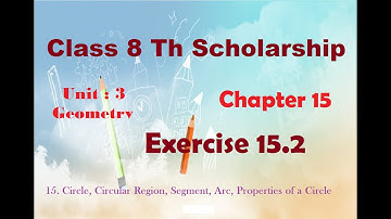8 Th Scholarship Maths Chapter 15 | Exercise 15.2 | ENGLISH & SEMI ENGLISH MEDIUM