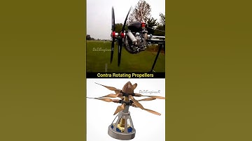 Contra Rotating Propellers #automobile #mechanical #shortsfeed #shortvideo #shorts  @DeSiEngineeR