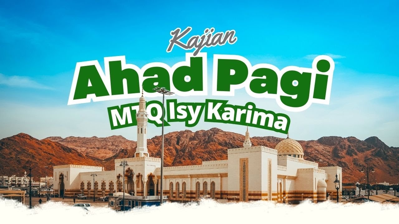 🔴LIVE!!! Kajian Ahad Pagi Isy Karima - Ust. Maulana Al Furqon, B,A., M.Pd.