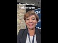 Bicentennial Park to open Thursday