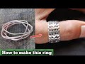 Silver ring for thumbhow its madejewelry makingsilver ringgold smith luke