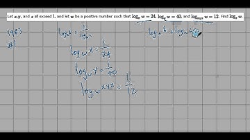 Logarithms Part 1 [AIME 1983 #1]
