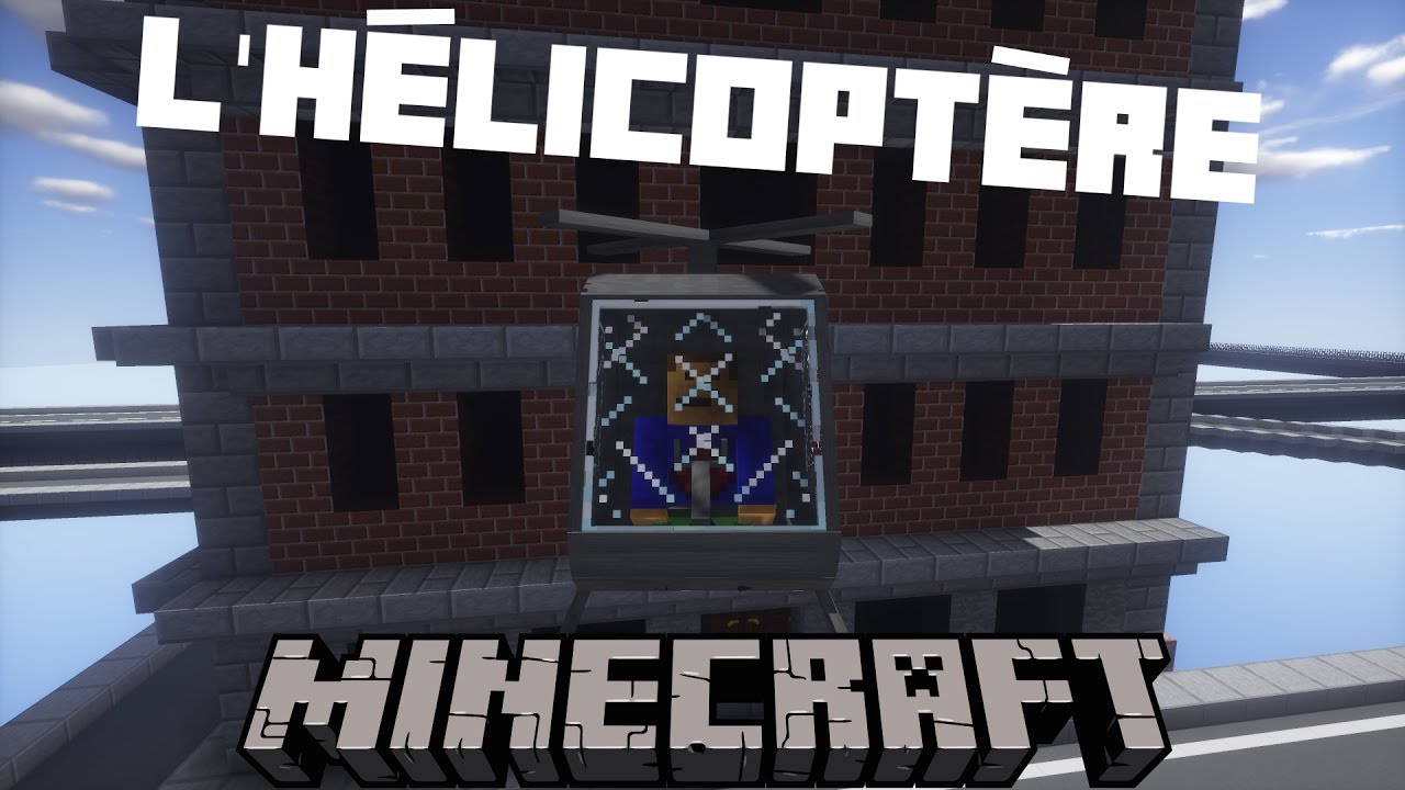 Un hélicoptère dans minecraft - Créer une map PVP #2 - YouTube
