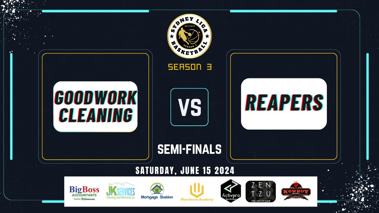 SLB Season 3 SemiFinals Goodwork Cleaning vs Reapers Game Video YouTube