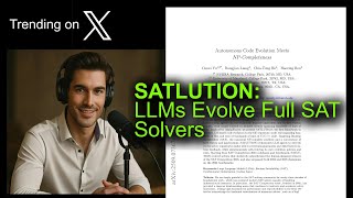 SATLUTION: LLMs Evolve Full SAT Solvers